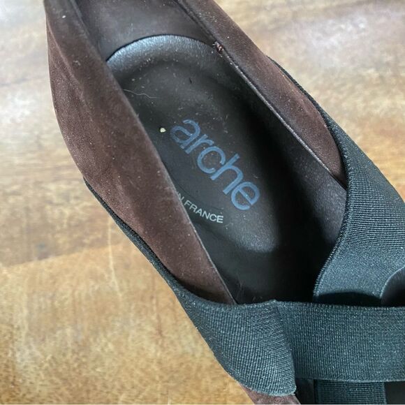 Arche Latex comfort wedge heels 8 - Picture 4 of 6